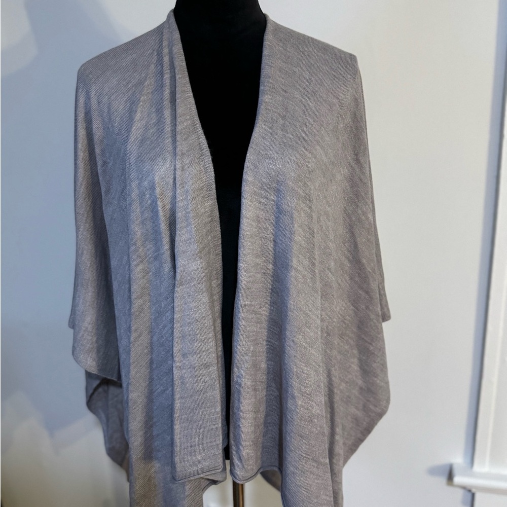 Taupe Open Front Cardigan/Shawl